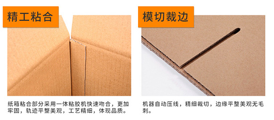 紙箱精工粘合，模切裁邊